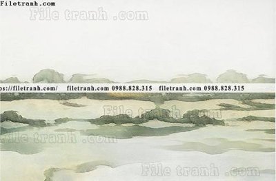 File tranh buc tranh truu tuong don gian mau xanh lam va xanh luc 619 (ảnh gốc) sắc nét hoàn hảo