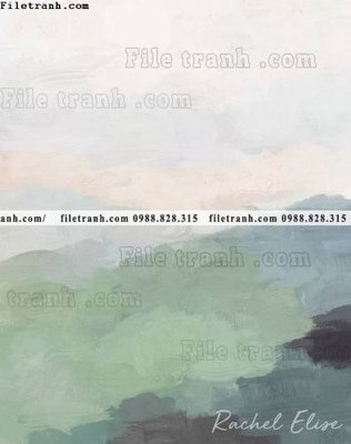 File gốc in mica buc tranh truu tuong don gian mau xanh lam va xanh luc 629 chất lượng
