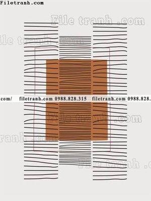 File in lụa buc tranh truu tuong khoi mau hinh hoc 670 (tân cổ điển) buc tranh truu tuong khoi mau hinh hoc 670
