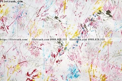 File PSD in ấn buc tranh truu tuong theo phong cach ca minh thai 518 (chất lượng cao)