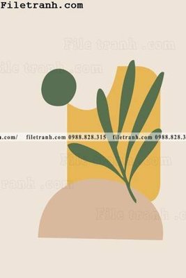 Download file buc tranh truu tuong toi gian hien dai 141 (gốc) in mica ốp bếp