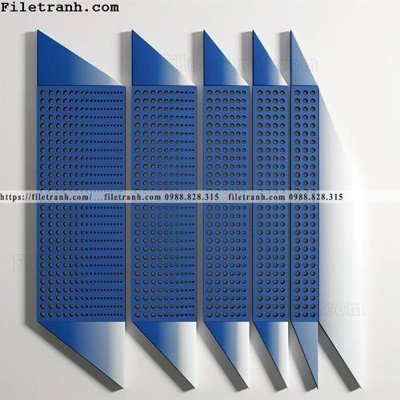 Ảnh gốc buc tranh truu tuong toi gian hien dai 161 (nét căng) in mica