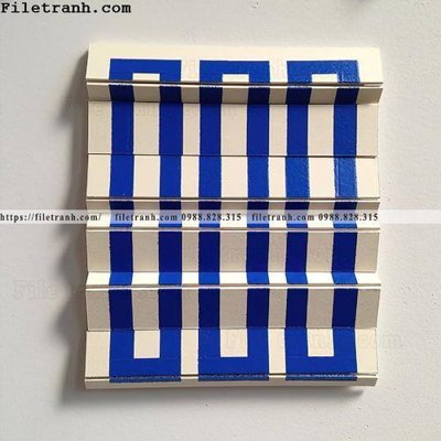 Tải file buc tranh truu tuong toi gian hien dai 165 (gốc) làm file in ấn