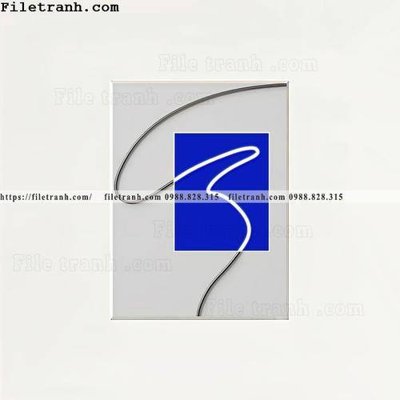 File ảnh buc tranh truu tuong toi gian hien dai 177 (gốc) in standee
