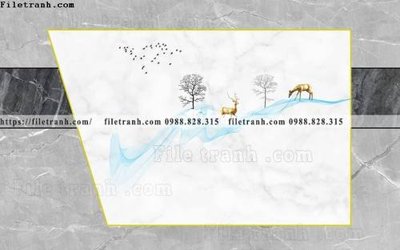 File ảnh buc tranh tuong nen hinh hoc hien dai 212 (gốc) in decal dán tường