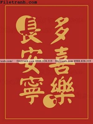Ảnh gốc buc tranh va thu phap van hoc le hoi do 110 (nét căng) in mica