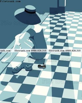 File tranh buc tranh ve cac nhan vat noi tieng Bac Au 172 (file gốc) chủ đề phong thủy