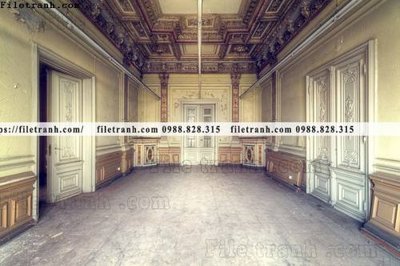 File tranh buc tranh ve nhung ngoi nha do nat o My 112 (file gốc) chuẩn màu in