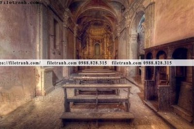 File tranh quảng cáo buc tranh ve nhung ngoi nha do nat o My 154 (download file gốc)