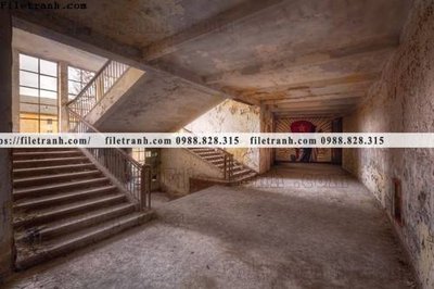 File gốc buc tranh ve nhung ngoi nha do nat o My 164 (chủ đề hiện đại) trang trí