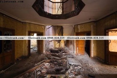 Download file buc tranh ve nhung ngoi nha do nat o My 170 (gốc) in mica ốp bếp