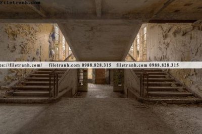 File tranh trang trí buc tranh ve nhung ngoi nha do nat o My 173 (tải file gốc)