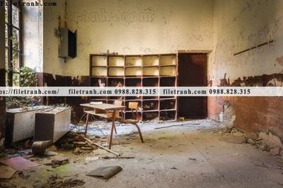 File tranh trang trí buc tranh ve nhung ngoi nha do nat o My 183 (file gốc)