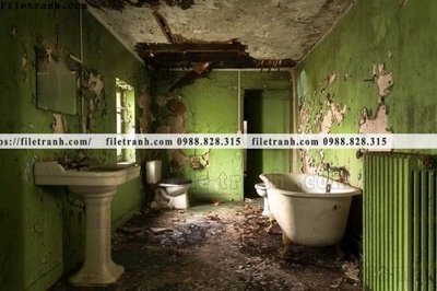 File ảnh buc tranh ve nhung ngoi nha do nat o My 187 (gốc) trang trí khách sạn