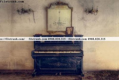 Download file gốc buc tranh ve nhung ngoi nha do nat o My 188 (in mica) trang trí