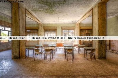 File PSD buc tranh ve nhung ngoi nha do nat o My 219 (gốc) cho in quảng cáo