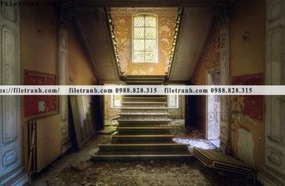 File gốc buc tranh ve nhung ngoi nha do nat o My 229 (in tráng gương) hiện đại