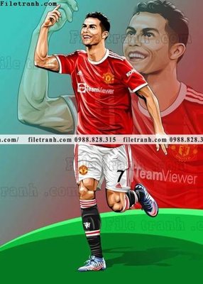 File gốc buc tranh ve tay cac ngoi sao bong da 617 (chuẩn màu) cho in offset