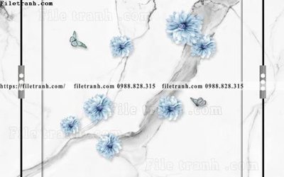 File gốc buc tuong nen hoa va chim phao chi 339 (trang trí) cho phòng khách