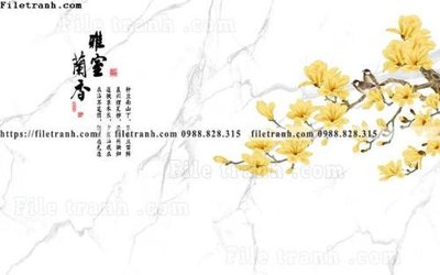 File gốc buc tuong nen hoa va chim phao chi 349 (cho in ấn) từ kho Filetranh