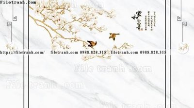 File tranh gốc buc tuong nen hoa va chim phao chi 364 chủ đề hiện đại