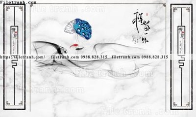 File gốc buc tuong nen hoa va chim phao chi 393 (chuẩn CMYK) cho nhà in