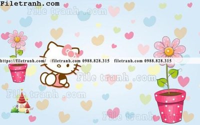 File gốc buc tuong nen hoat hinh tre em366 (chuẩn CMYK) cho nhà in