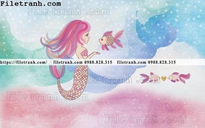 File in trần buc tuong nen hoat hinh tre em545 (bản gốc) trời sao