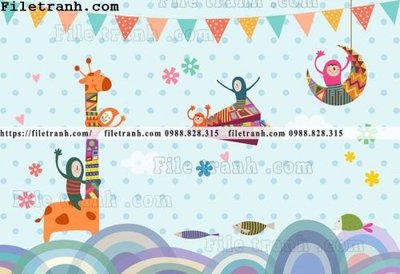 File gốc buc tuong nen hoat hinh tre em593 (cho in ấn) từ kho Filetranh