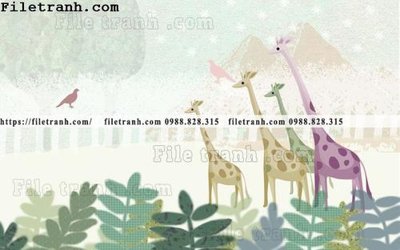 File in trần buc tuong nen hoat hinh tre em596 (bản gốc) trời sao