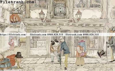 Download file buc tuong nen hoat hinh tre em628 (gốc) cho xưởng in