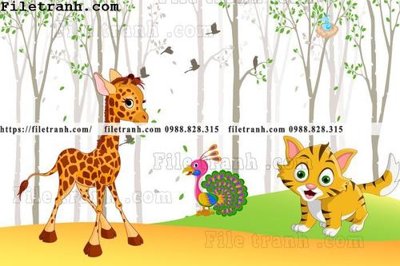 File gốc buc tuong nen hoat hinh tre em639 (thiết kế) độc quyền