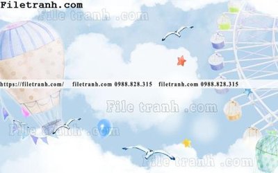 File gốc buc tuong nen hoat hinh tre em706 (PSD/TIFF) độ phân giải cao