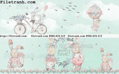 File in trần buc tuong nen hoat hinh tre em785 (bản gốc) hoa văn