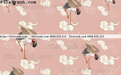 File tranh buc tuong nen hoat hinh tre em810 (gốc) phong cách tối giản