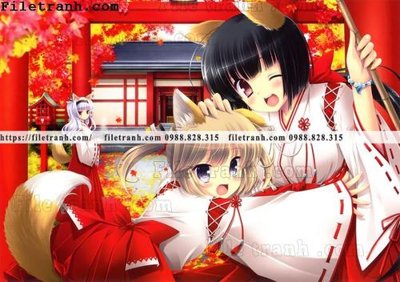 Tải file buc ve nhan vat anime trong game 226 (gốc) in trên mọi chất liệu