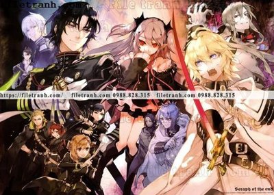 File tranh buc ve nhan vat anime trong game 227 (gốc) in backlit film