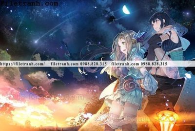 Download file gốc buc ve nhan vat anime trong game 237 (in lụa) cao cấp