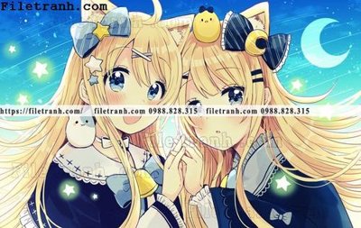File tranh buc ve nhan vat anime trong game 252 (bản gốc) treo tường