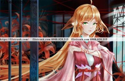 Download file buc ve nhan vat anime trong game 308 (gốc) cho xưởng in