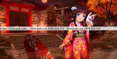 File gốc buc ve nhan vat anime trong game 422 (AI/EPS) cho in ấn