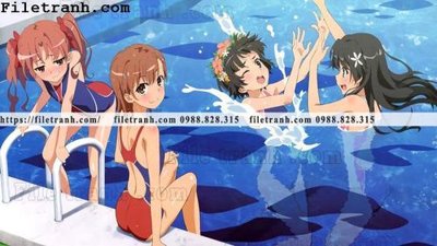 File tranh gốc in trần nhà buc ve nhan vat anime trong game 575 3D