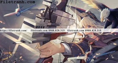 Download file buc ve nhan vat anime trong game 613 (gốc) in mica ốp bếp