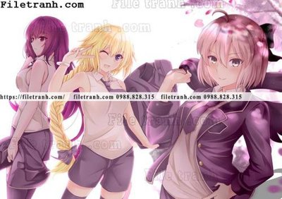 File ảnh gốc buc ve nhan vat anime trong game 678 (chuyên in mica)