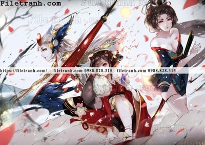 Hình ảnh gốc buc ve nhan vat anime trong game 681 (để in khổ lớn)
