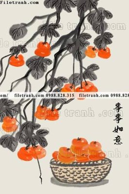 File gốc canh hoa man tai loc 620 (in tráng gương) nghệ thuật