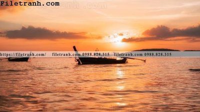 File gốc in ấn canh hoang hon tren bien 133 chất lượng vượt trội