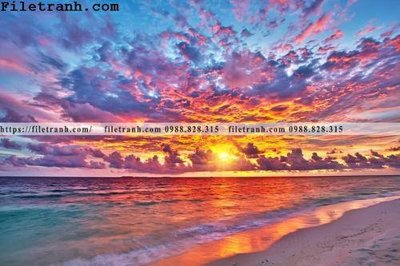 File in trần canh hoang hon tren bien 136 (bản gốc) trời sao