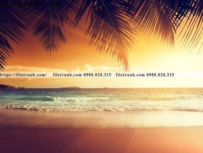 Tải file canh hoang hon tren bien 169 (gốc) làm file tranh quảng cáo