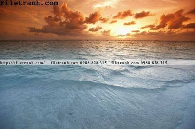 File ảnh canh hoang hon tren bien 207 (gốc) in standee